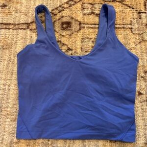 lululemon athletica Blue Tank Top